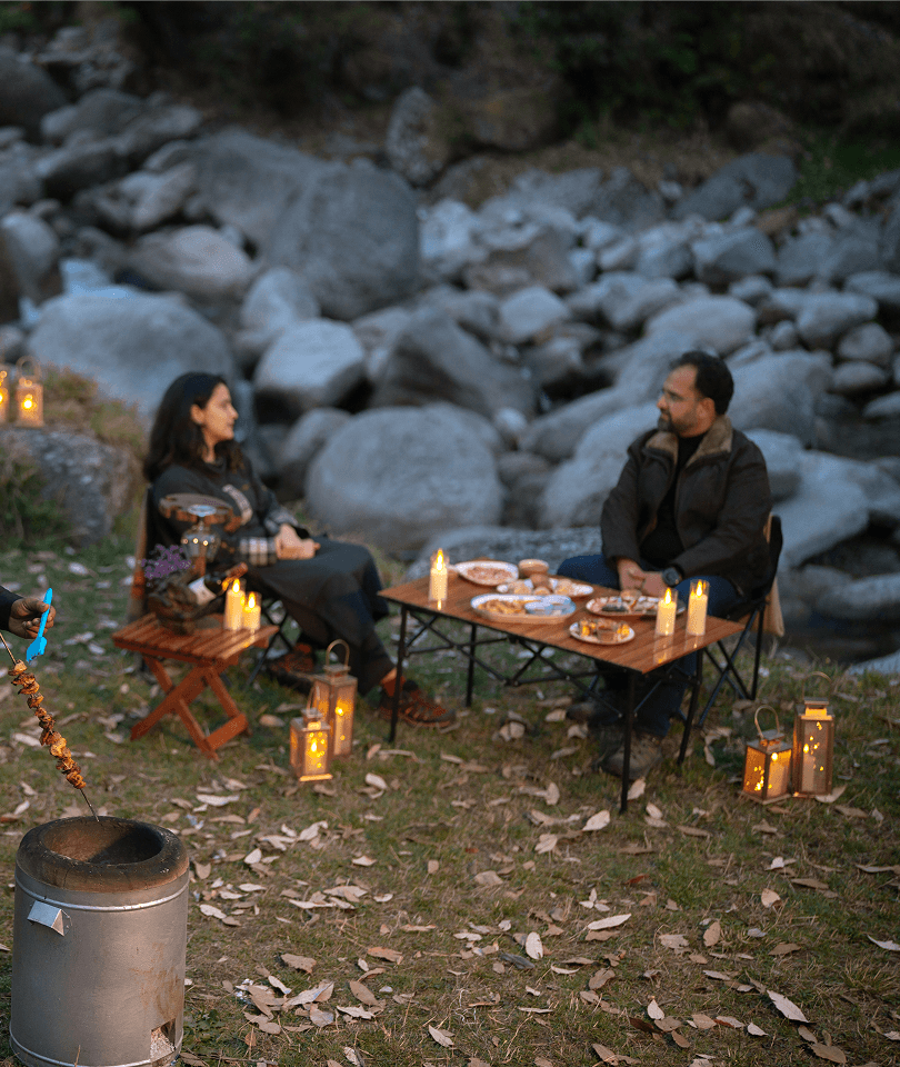Private dining by the river